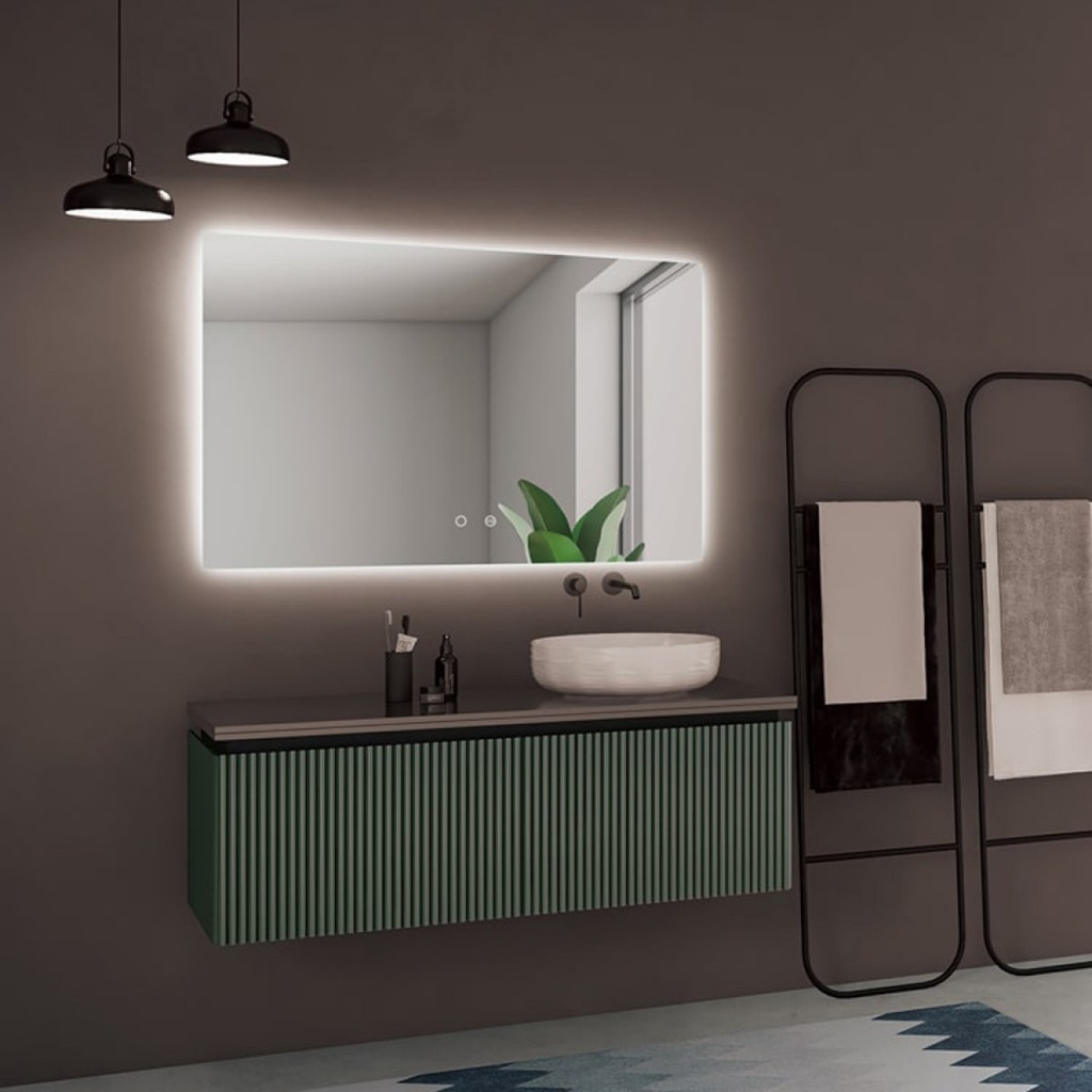 [ITAL007/60] Espejo de baño con luz LED Italia (60x80)